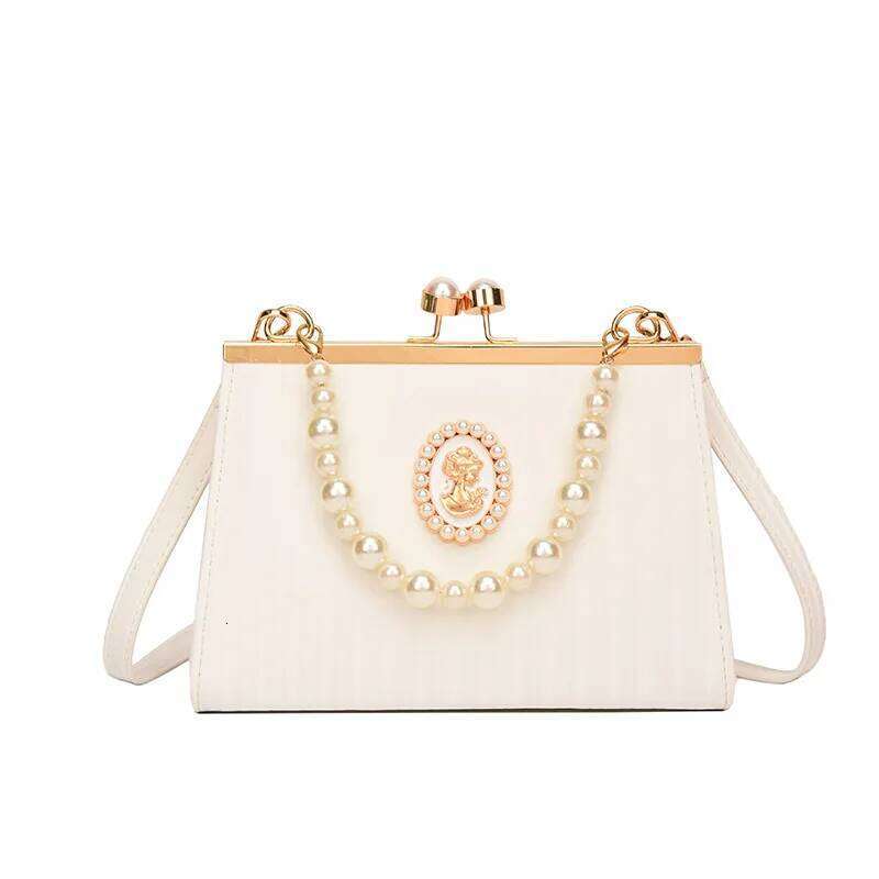 lady crossbody designer Wedding evening bag with pearls elegant bags banquet fashion handbags for women