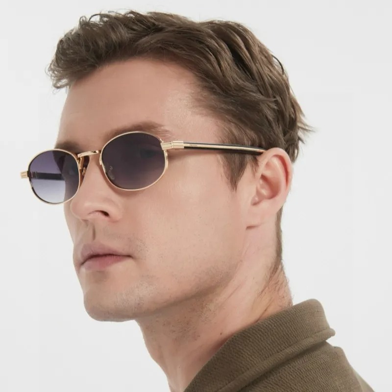 Top Quality Designer Sunglasses PR B53S for Men Women Classic Oval Shades UV400 Fashion Triangular Signature Eyeglasses Vintage Driving With Box SIZE 52-21-145