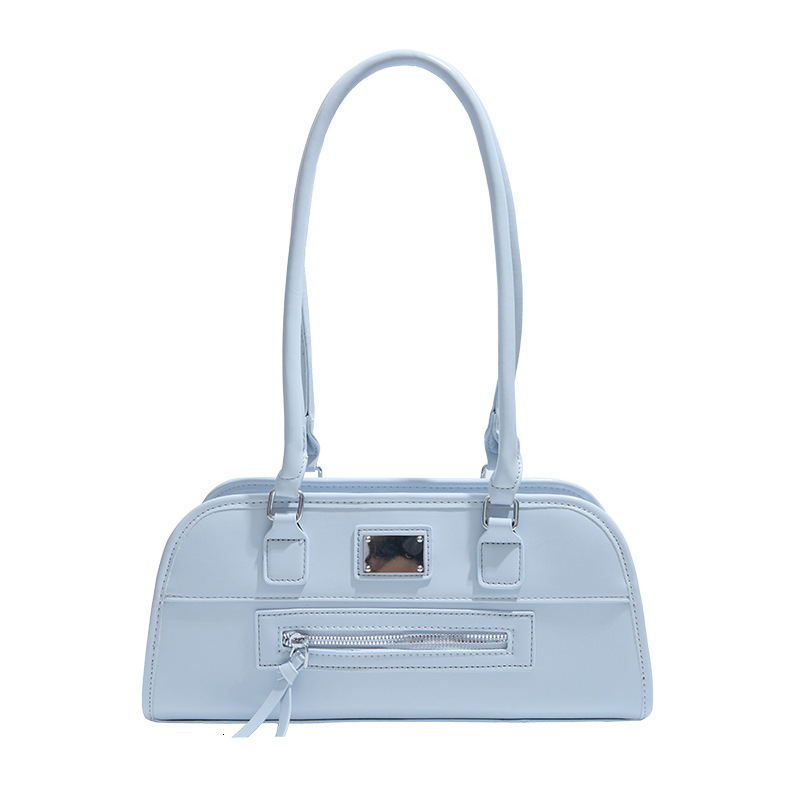 designer casual bag Trend Solid Color Simple Large Capacity Underarm Bag for Women 2025 New Casual Fashion Niche Design Shoulder Bag