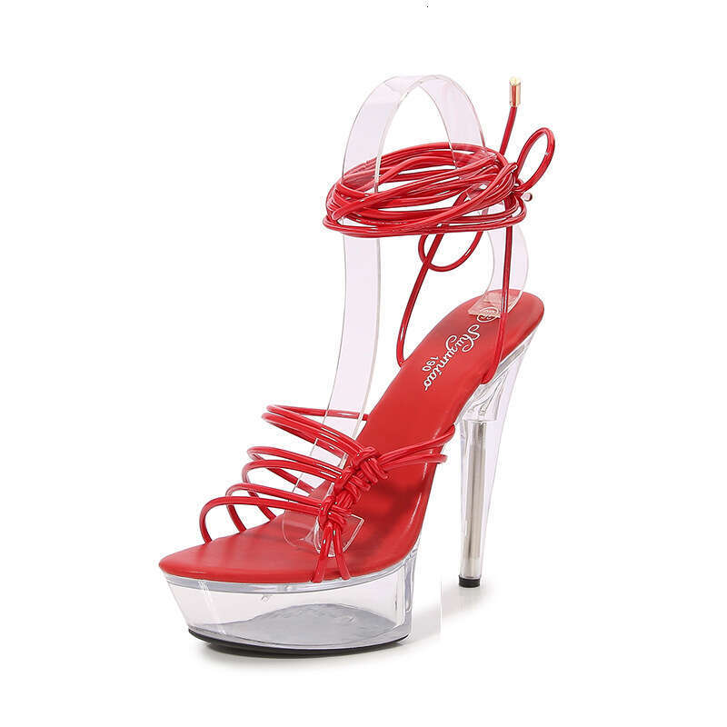 Super High Heels Fashion Nightclub 13Cm High Heel Strappy Sandals Sexy New Style Platform High Heels