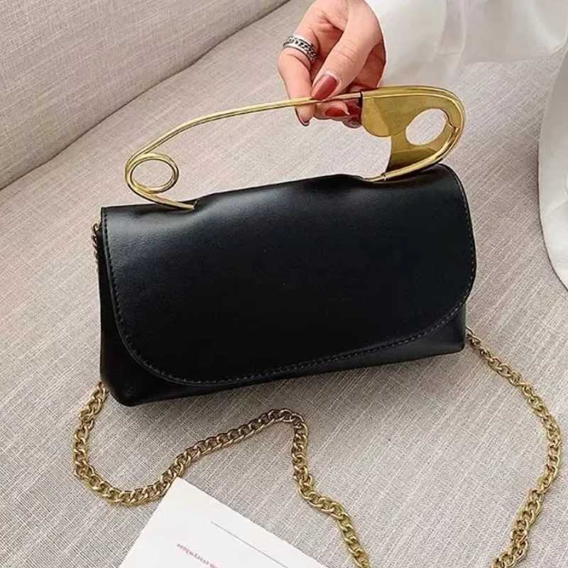 2024 PU Leather Handbag Women Designer Chains Flap Shoulder Bag Fashion Party Clutch Bags Purse Mini Crossbody Tote Female Bolsa Y250603