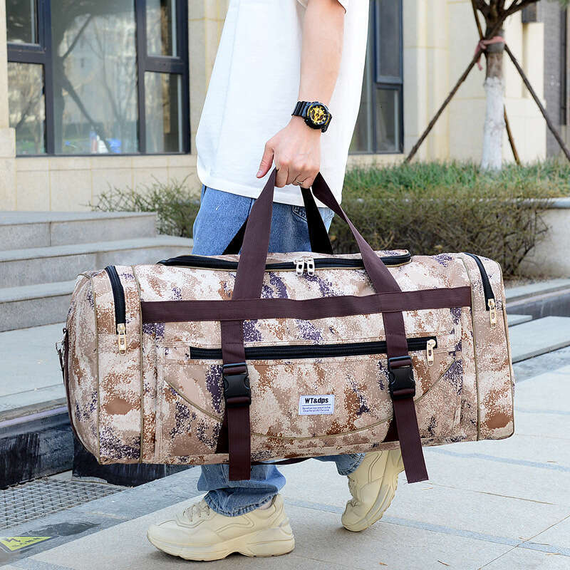 Single Shoulder Handheld Travel Capacity Camouflage Storage Clothes Extra Large Durable Lage Bag