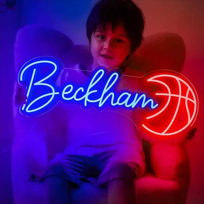 Custom Volleyball Name Neon Sign Gift for Kids Custom LED Neon Light Teen Personalized Gifts Wall Decor Volleyball ClubXJ250602