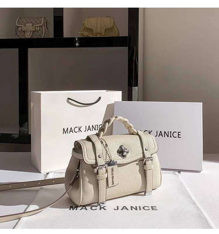 Fashion High Quality Square Textured Leather Casual Lady Purse Large Capacity Women Handbag Shoulder Messenger Bag