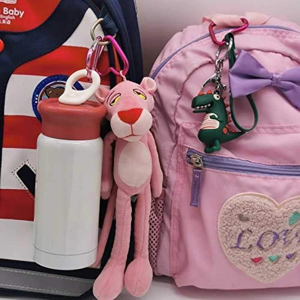 6pcs Durable Heart-Shaped Carabiner Keychain Clip for Outdoor Adventures - Perfect for Camping Hiking and TravelXJ250602