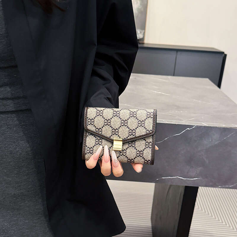 New Style Small 70% off Coin Purse Old Flower Material Women's Wallet Fashion Card Holder