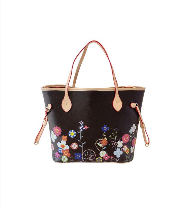 The Tote Bags Luxury Designer Bag MURAKAMI sunflower Handbag High Quality Tote Bags Purses Woman Handbag Women Bags Travel Beach Bag With Dust Bag Women Luxury bags