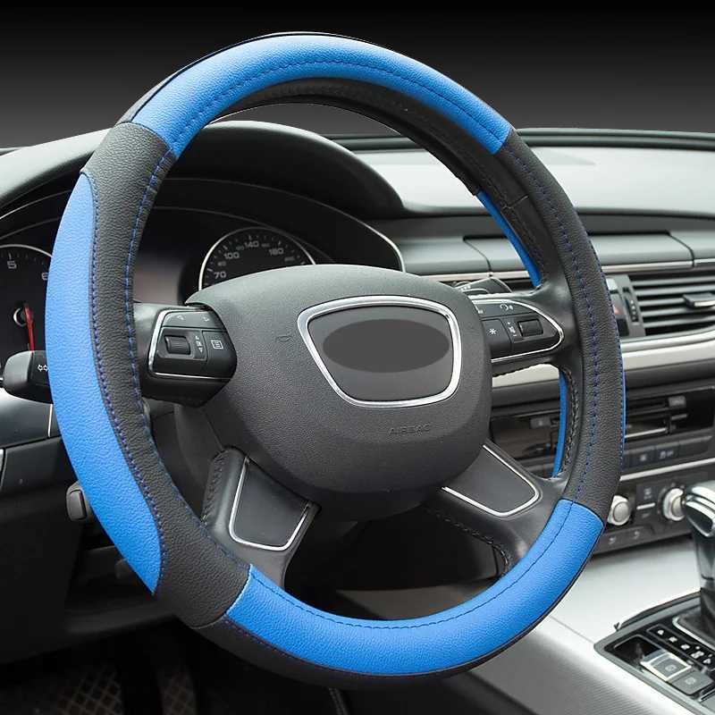 Automobile Sport Car Steering Wheel Covers Cap Accessories Interior Woman Fits 14.5-15 Inches R250603