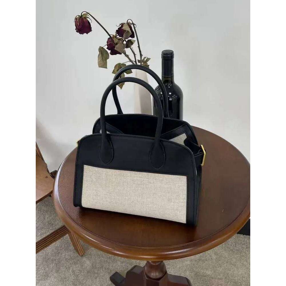 Ladies Cowhide Leather Large Capacity Bucket Casual Office Shoulder Bag Multifunctional Totes Solid Color Handbag