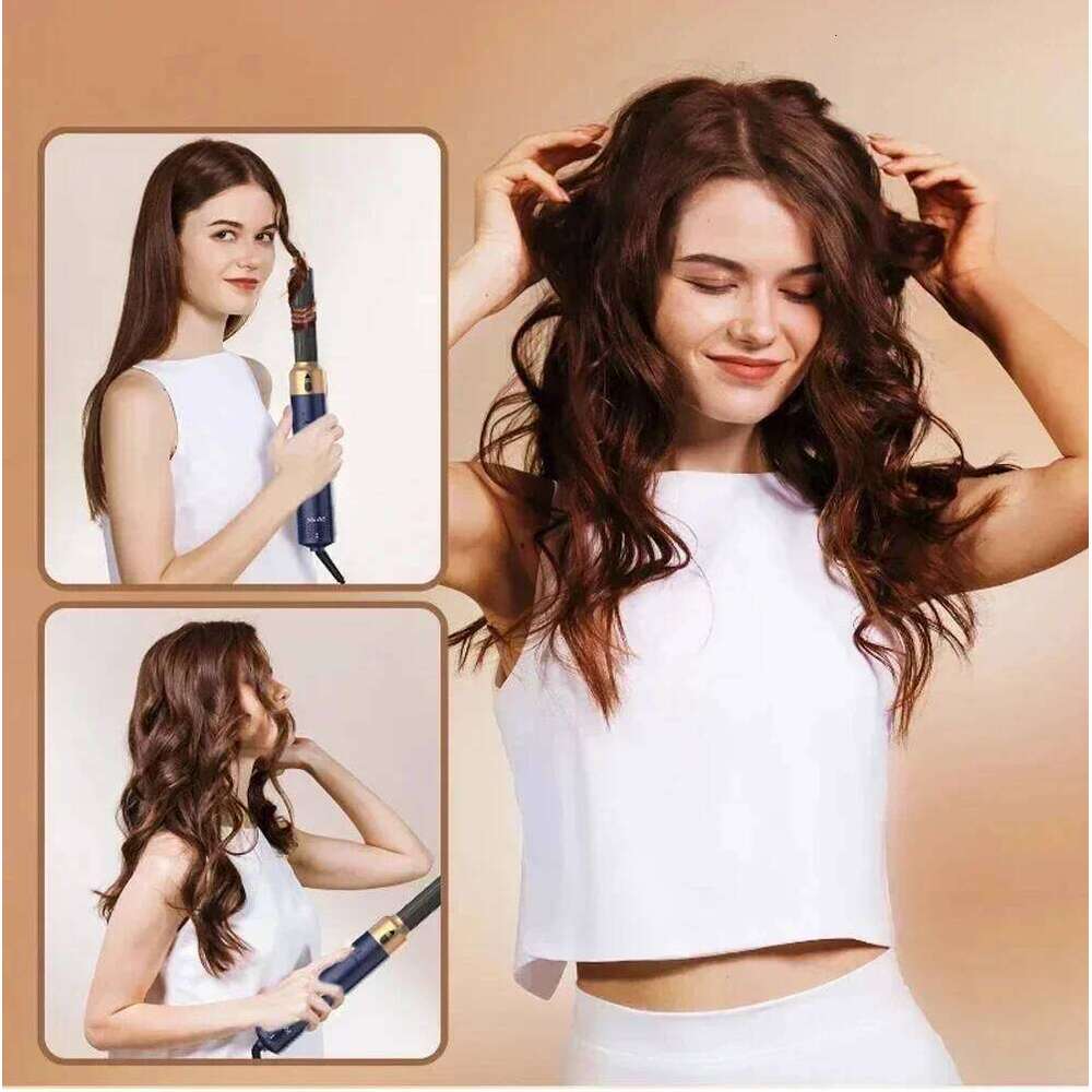 5 In 1 Dryer Hot Air Comb Professional Hair Straightener Curling Iron Styling Tool For Salon And Home Use