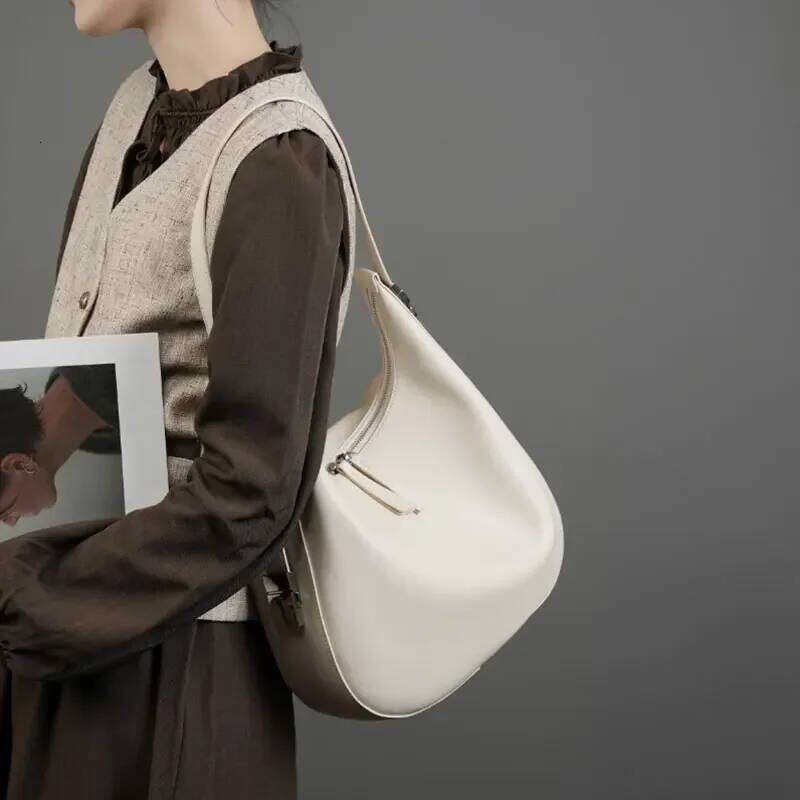 Genuine Leather Women's Tote Bags Large Capacity Fashion Trend Shoulder Bag High Quality Cowhide Female Handbags 2782
