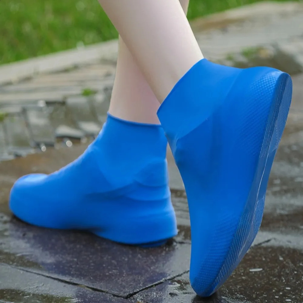 Walking Shoes Latex Shoe Covers Waterproof Protectors Rain Cover Reusable Thickened Boot Outdoors 250528