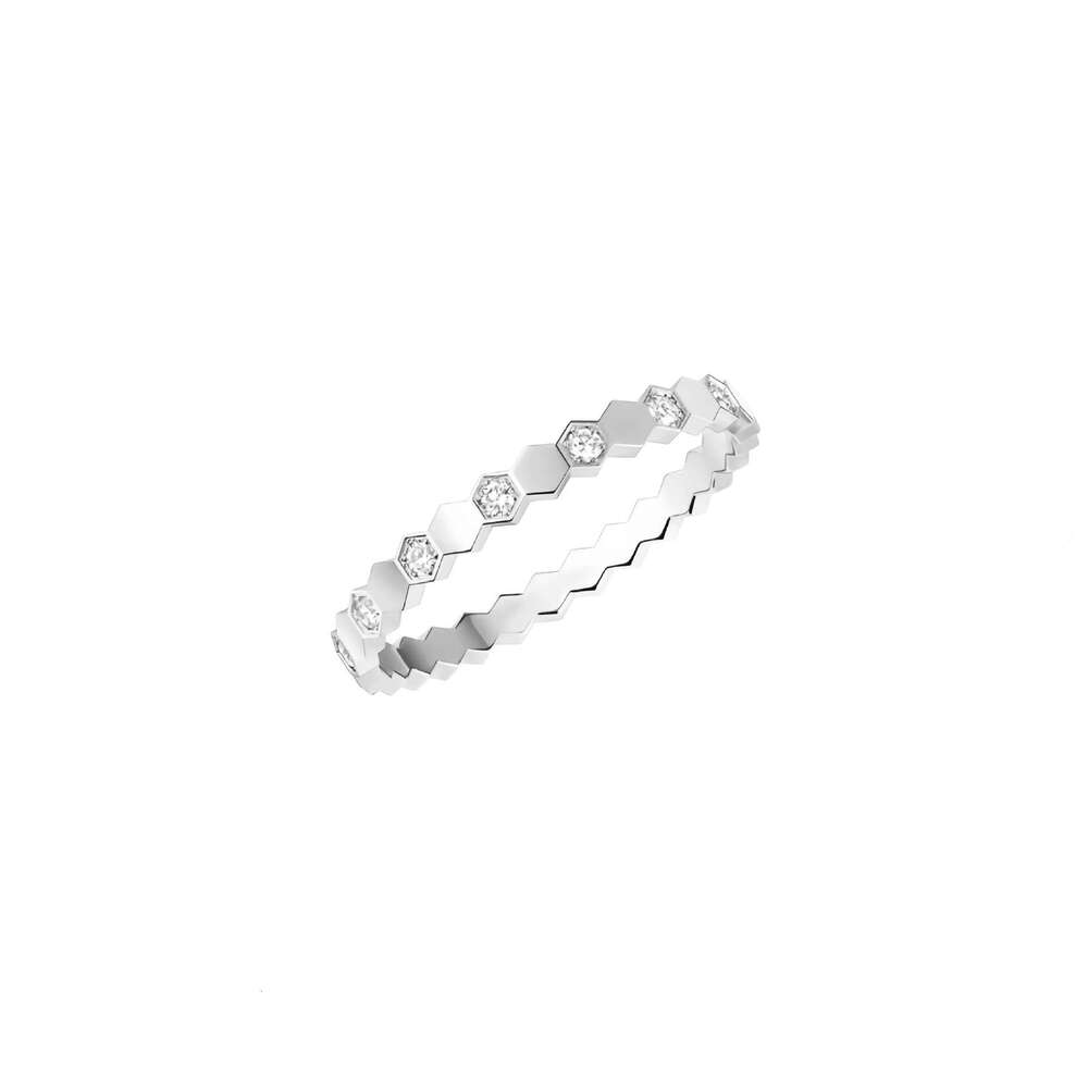 Honeycomb Ring Shangjia High Wide Narrow Version Female CNC Rose Gold TikTok Live Broadcast Wholesale