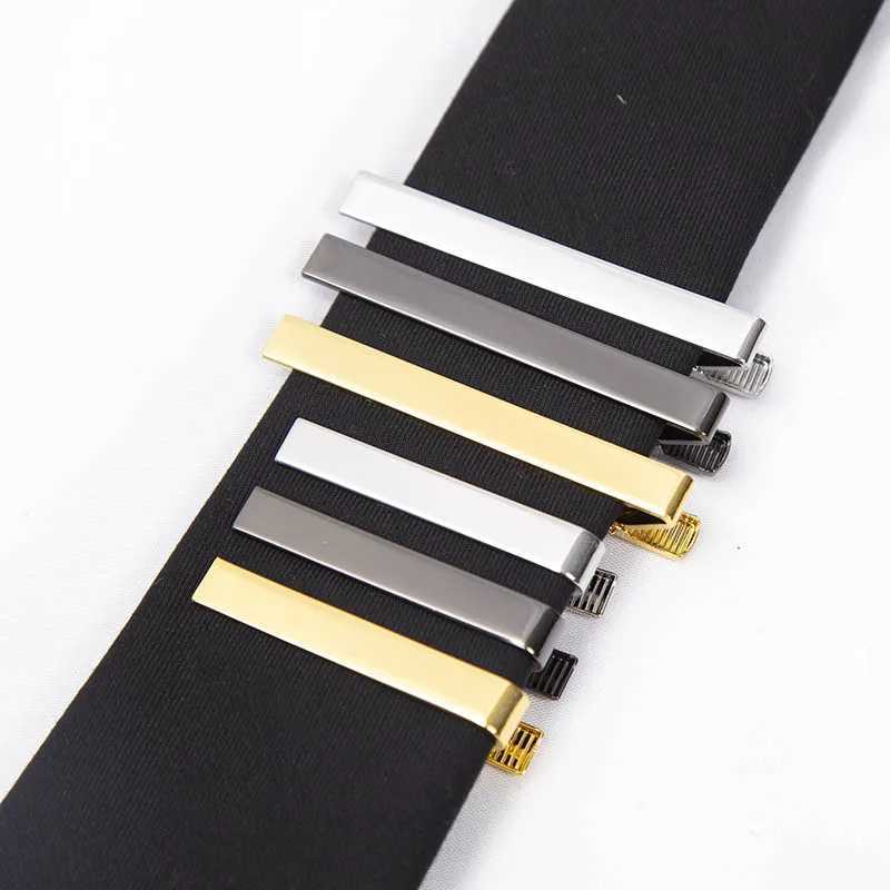 New Tie Clips for Mens Metal Necktie Bar Dress Shirts Tie Pin for Wedding Ceremony Metal Silver Color Tie Clip Mens Accessories W250604