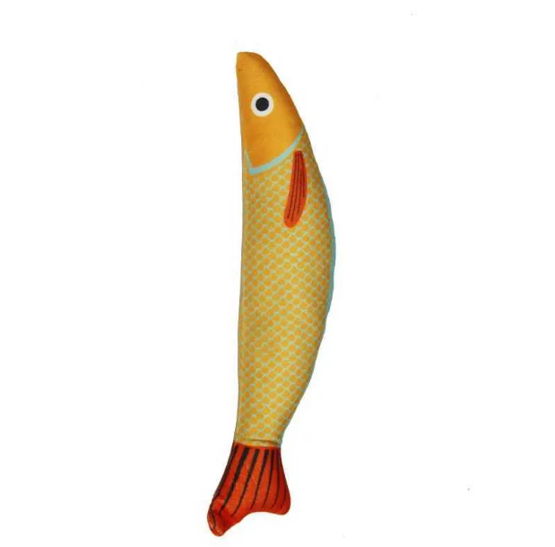 Pet toy Cat Toy Catnip 3D Simulation Fish Goldfish Kitten Toys Pillowfish Interactive Sounding Cat Chew Bite Plush Toys Cat