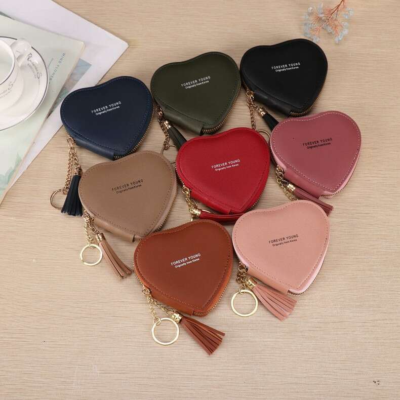 Key Bag Mini Cute Wallet PU Clutch Anti-Degaussing Coin Purse Card Holder