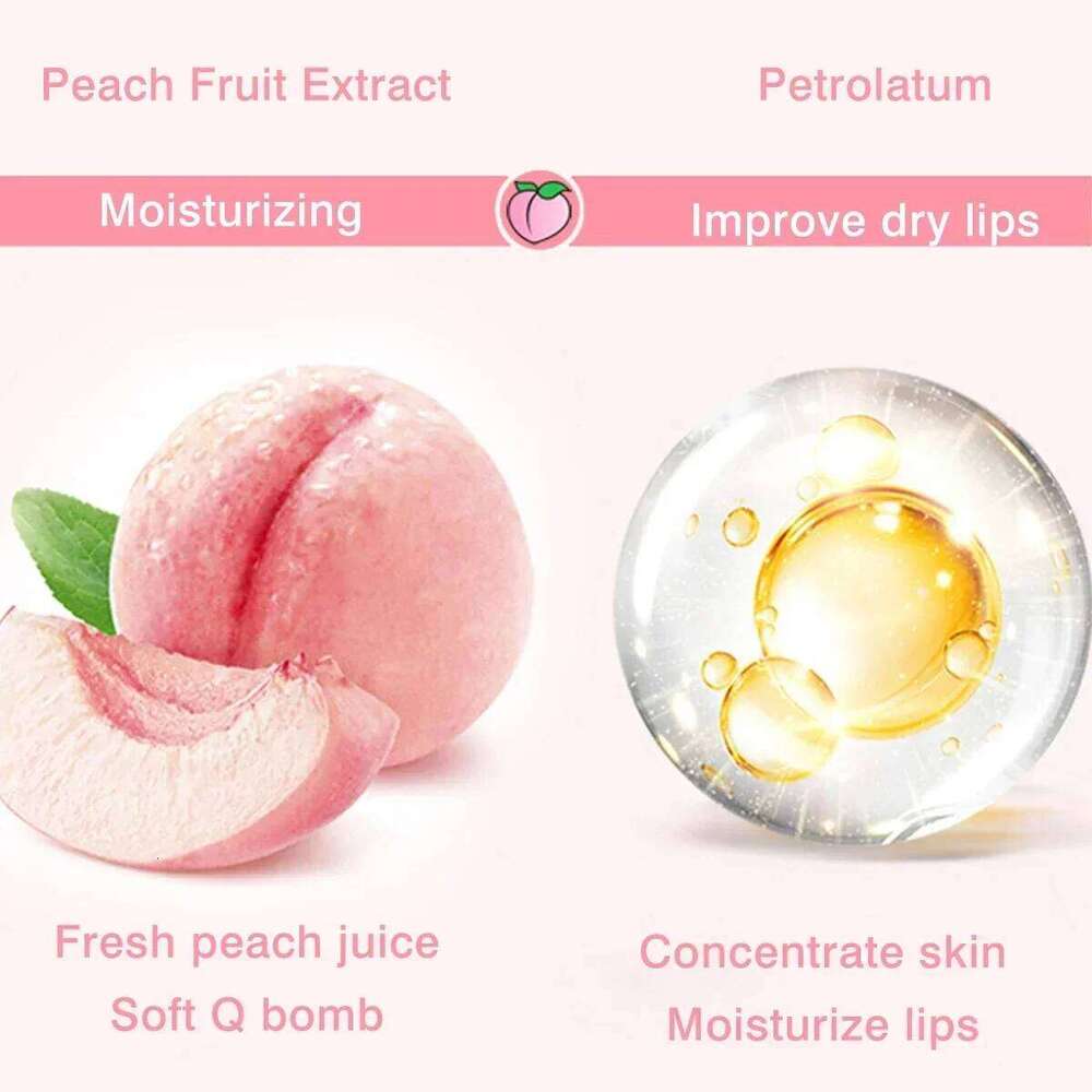 free shipping Colorless Vitality Color Balm Change Lipstick Peach Girl Moisturizing Long Lasting Gloss Makeup Care Repair Lip Mask