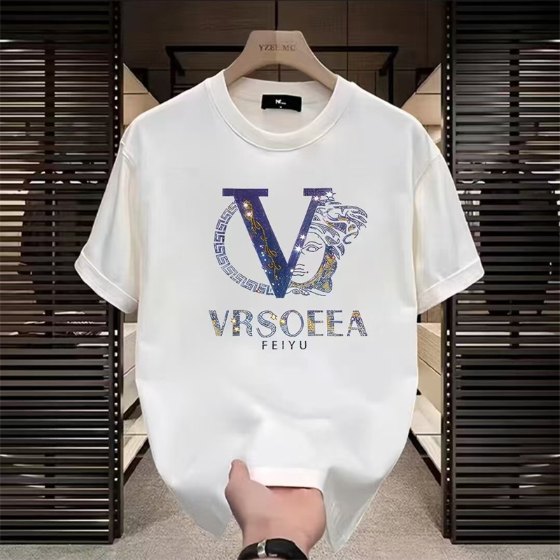 Designer T-shirt free shipping 2025 new fashionable high-end texture printed oversized breathable shirt for mens womens