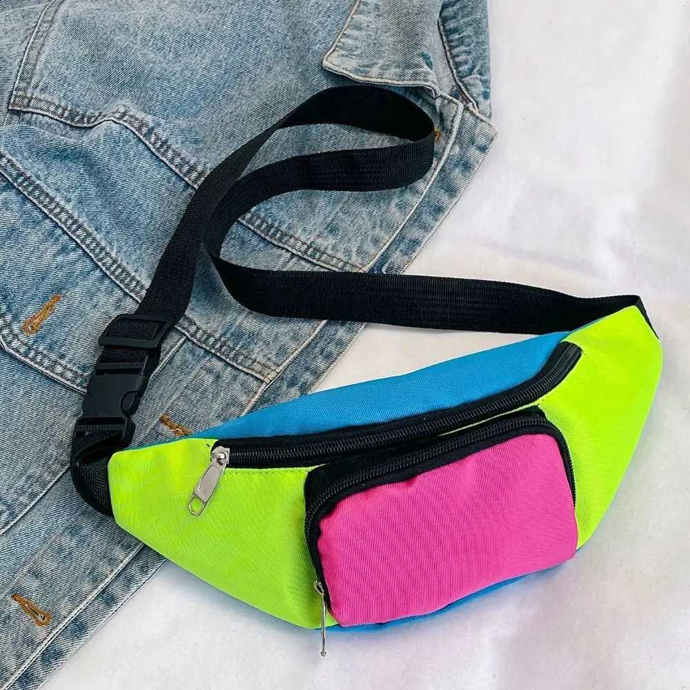 Casual Oxford Cloth Sports Waist Bag Multicolor Multi-compartment Womens Chest Bags Multifunctional Waist Packs Unisex W250604