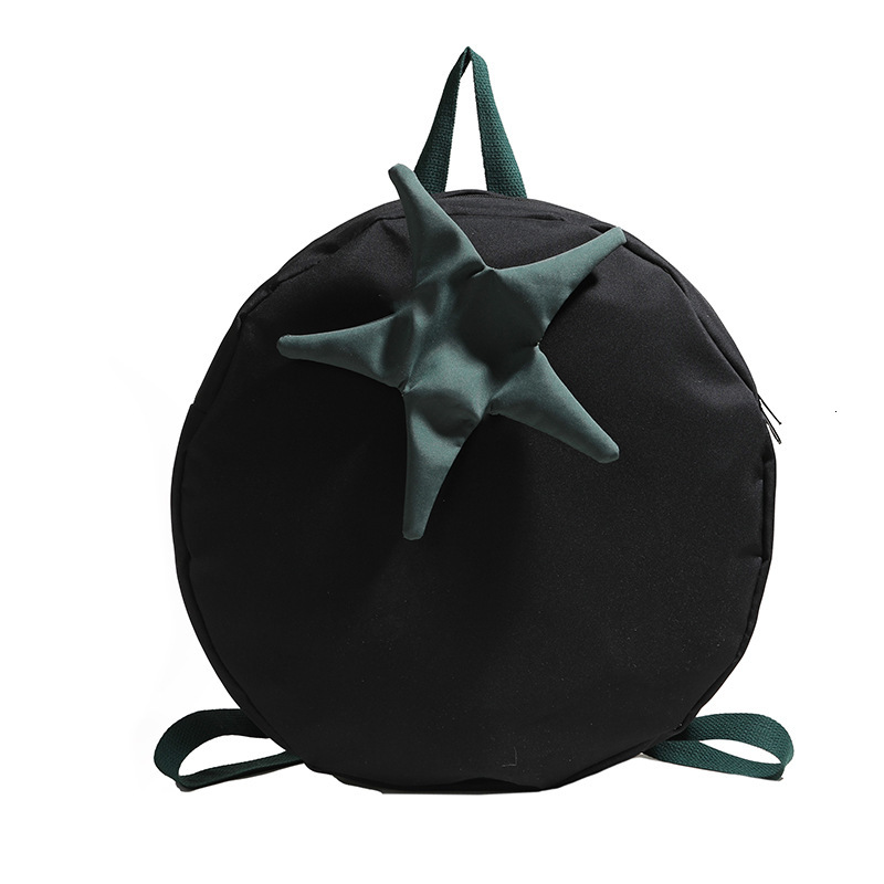 Free Shipping New Style Personality Cute Backpack Versatile Niche Design Designer Bag Outdoors Fruit Tomato Backpack For Middle And High School Studen