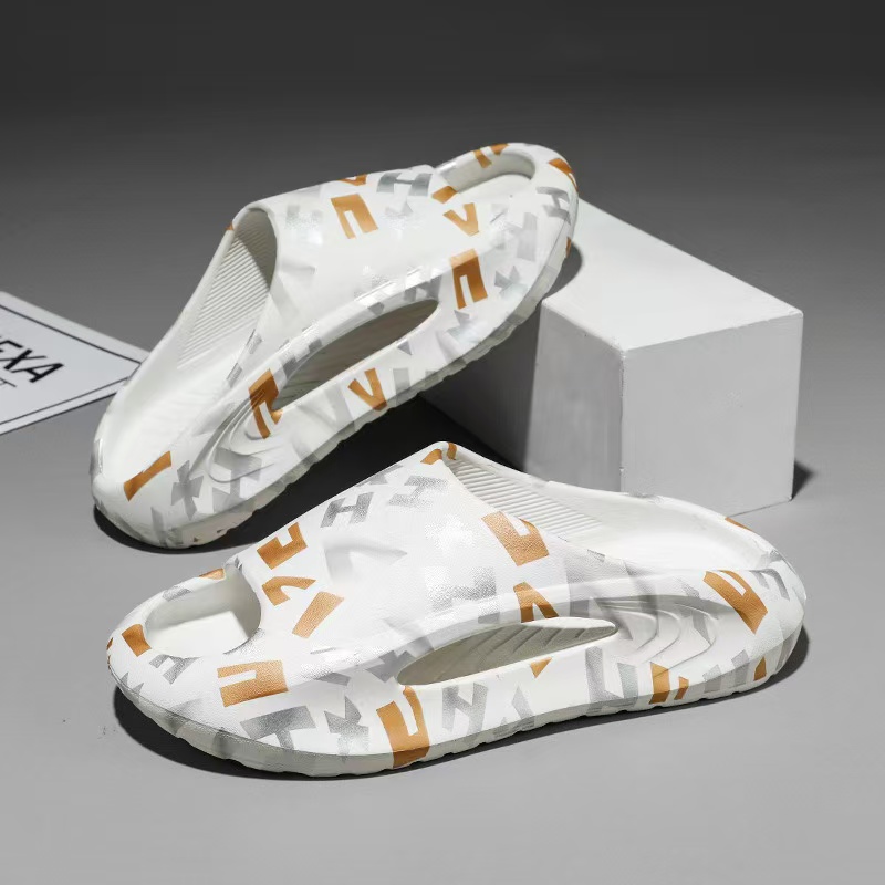 Sole Thick Patchwork Color Summer Sneaker Slippers Women Men Platform Slides Eva Unisex Sports Sandals Beach Shoes 9695