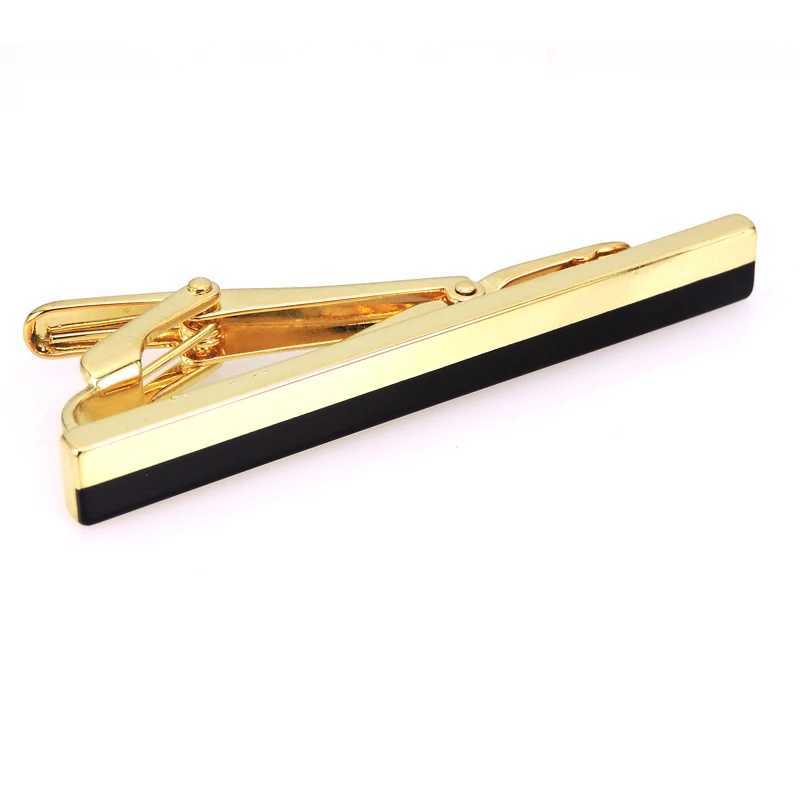 High quality mens tie clip wedding Tie Pins Colorful Simple Metal Silvery Gold Color by hand Necktie Clip accessories wholesale. W250604