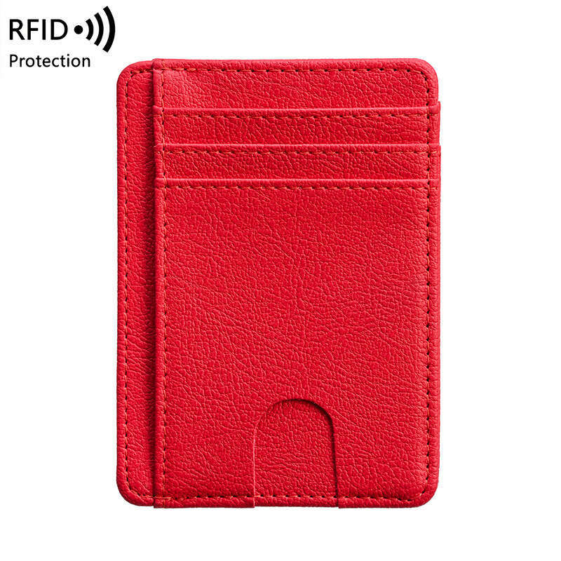 RFID Anti-Degaussing Holder with AirTag Slot and Multiple Card Slots