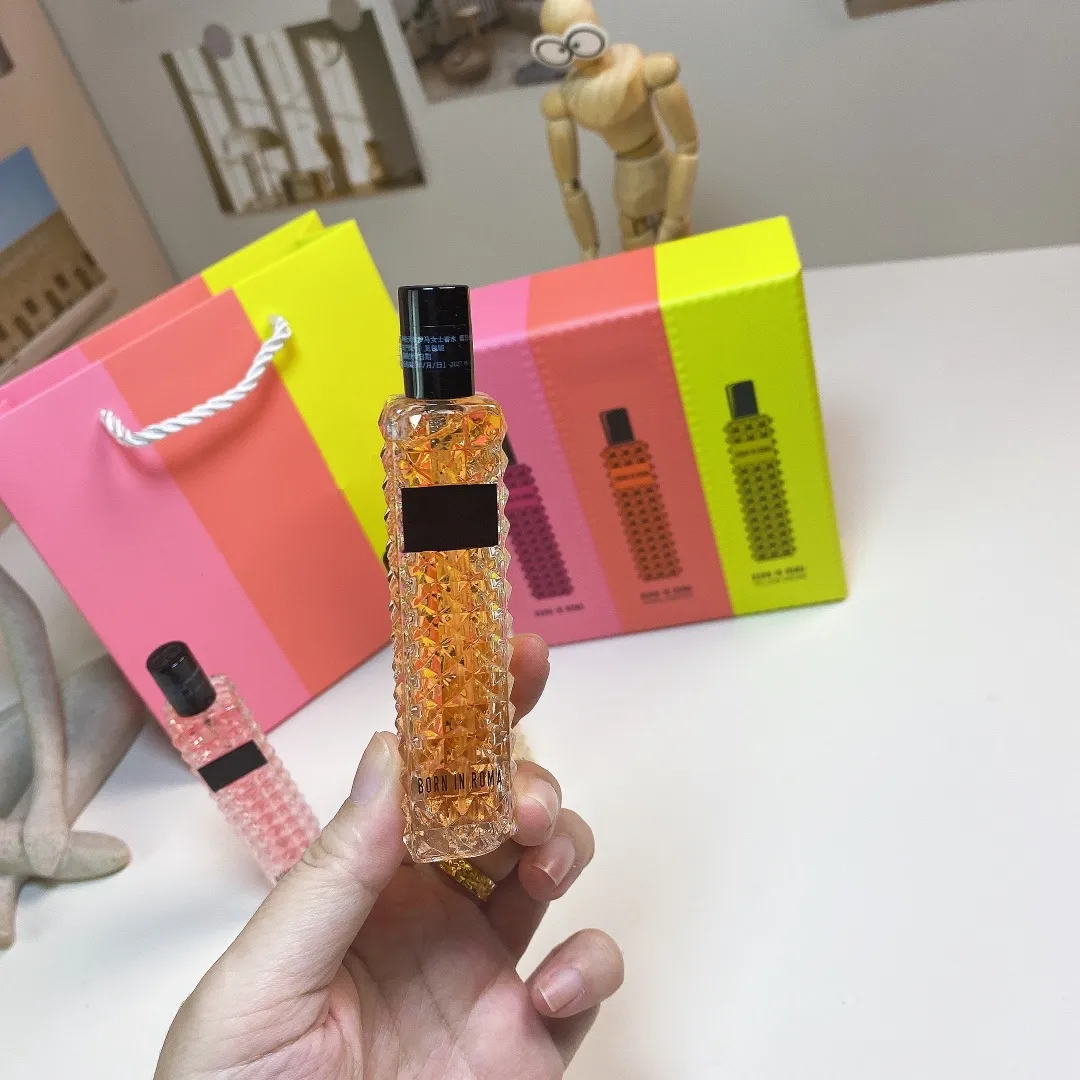 10A Senior designer high quality gift box strong coral fantasy man women's perfume 15ml 3 piece set lasting smell eau de hoodette unisex cologne 