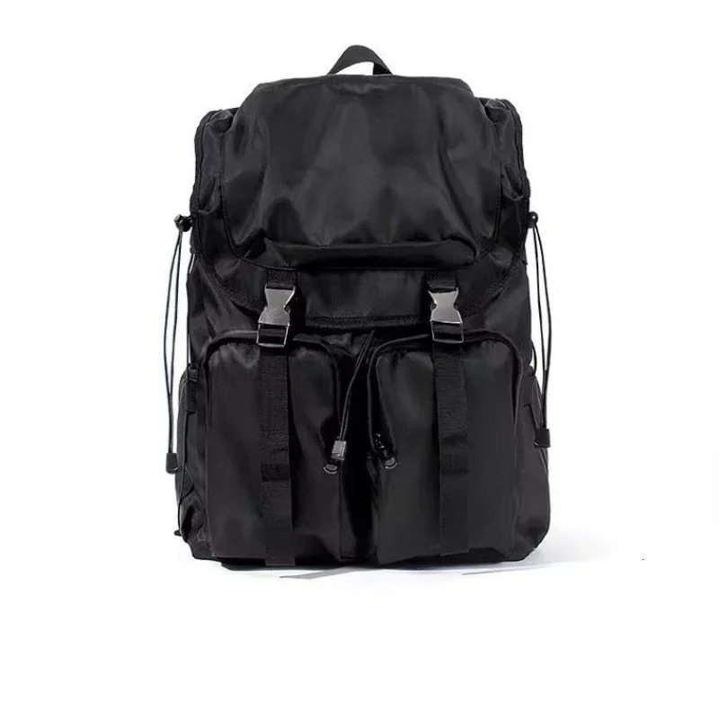 Backpack Nylon Unisex Solid Softback Casual Fashion Backpack High-Capacity School Bag Travel Backpack 250606