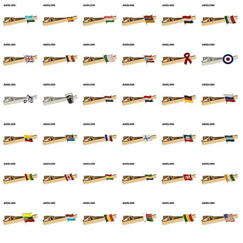 Metal Tie Bar Saudi Arabia Flag Tie Pin Business Tie Clips Top Quality for Men Clothing Accessories W250604