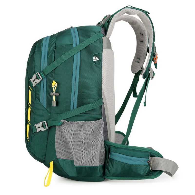 Outdoor Travel Hiking Backpack 30-40L Rainproof Nylon Cover Camping Bag W250603