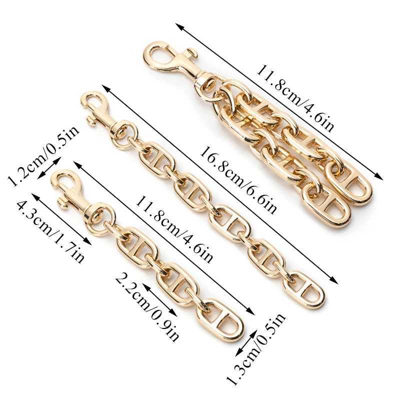 Metal Chain for Women Bag Strap Extension Handbag Handles Shoulder Bag Strap Replacement Purse DIY Chain Bag Accessories W250604