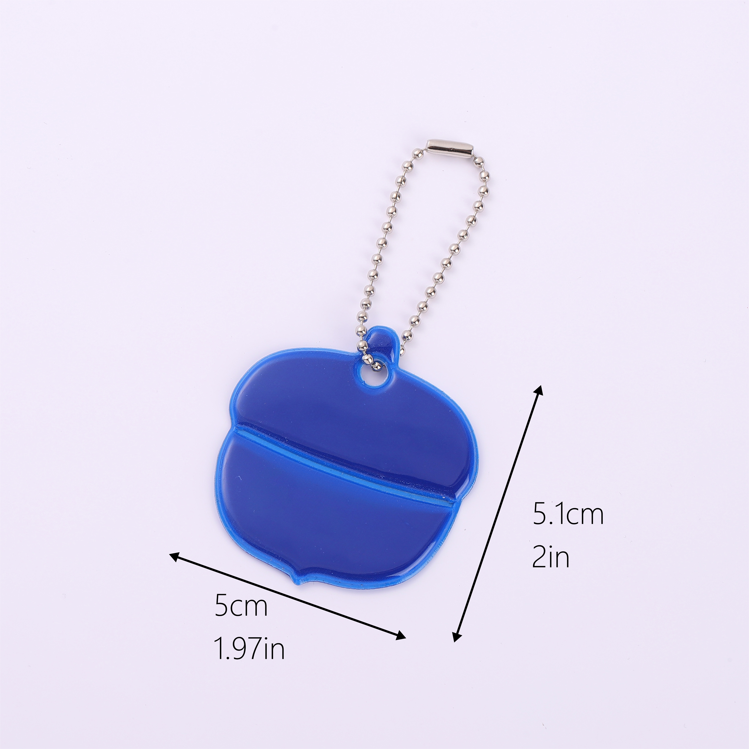 Pinecone Design Glow-in-the-Dark Back Pack Decorations with Improved Visibility During Evening Commutes