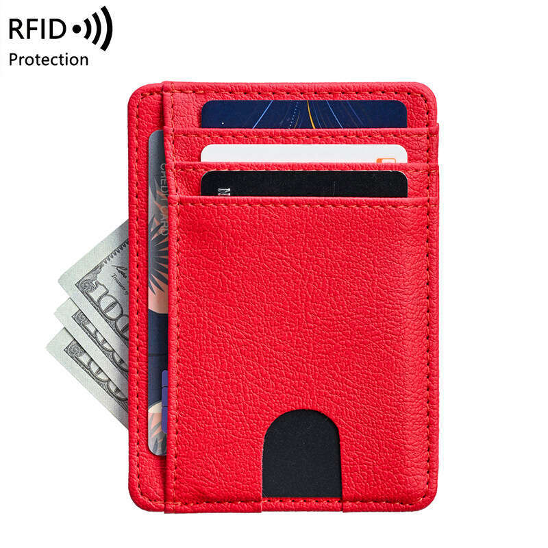 RFID Anti-Degaussing Holder with AirTag Slot and Multiple Card Slots