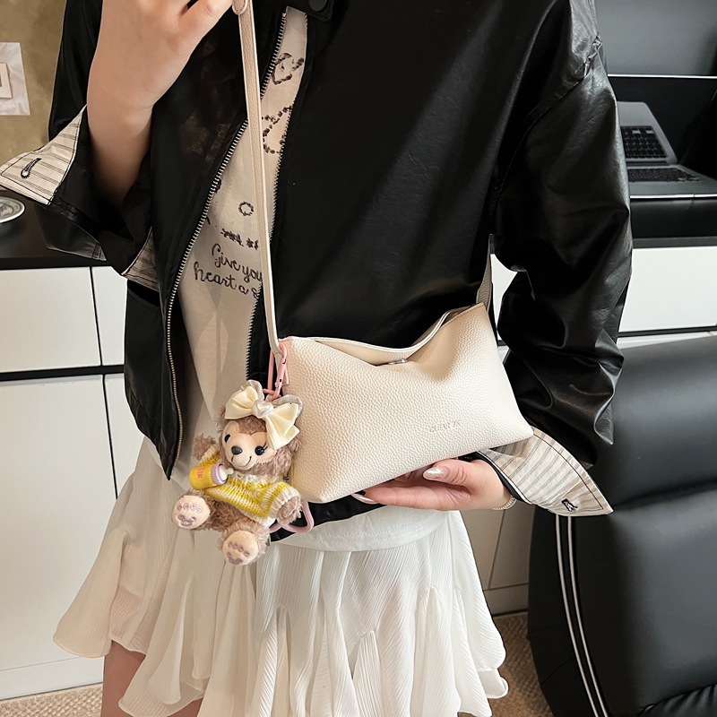 designer Korean Style Underarm Bag for Women 2025 New Trendy Fashion Simple Bucket Bag Casual Versatile Ins Single Shoulder Crossbody Bag