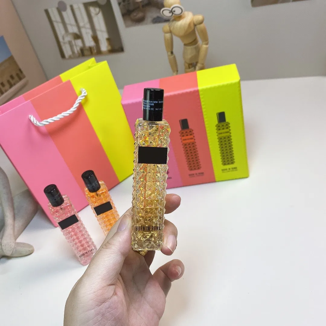 10A Senior designer high quality gift box strong coral fantasy man women's perfume 15ml 3 piece set lasting smell eau de hoodette unisex cologne 