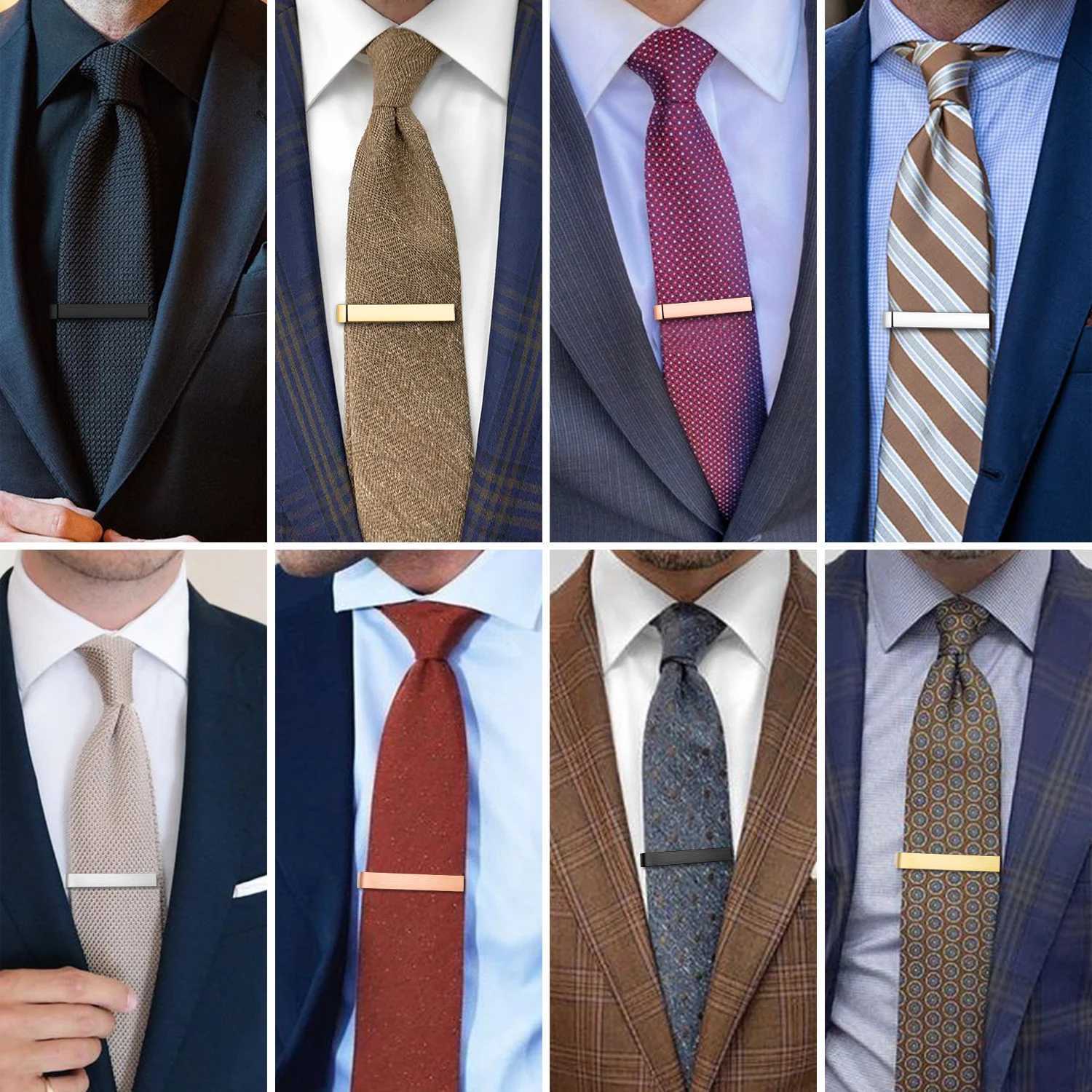 Stainless Steel Tie Clip for Men Simple Fashion Tight Peak Tie Pin Wedding Anniversary Valentines Day Christmas Daily Wear W250604