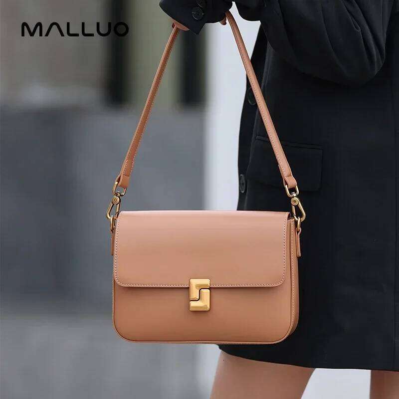 Women's Bags Designer Women's Natural Cowhide Fashion Square Female Cow Genuine Leather Crossbody Bag Ladies Retro Casual Commuting Handbags