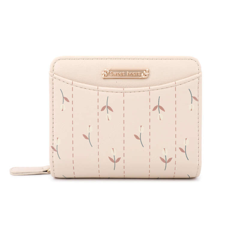 New Women's Short Wallet Floral Multi-Card Slot Mini Coin Purse Storage Bag
