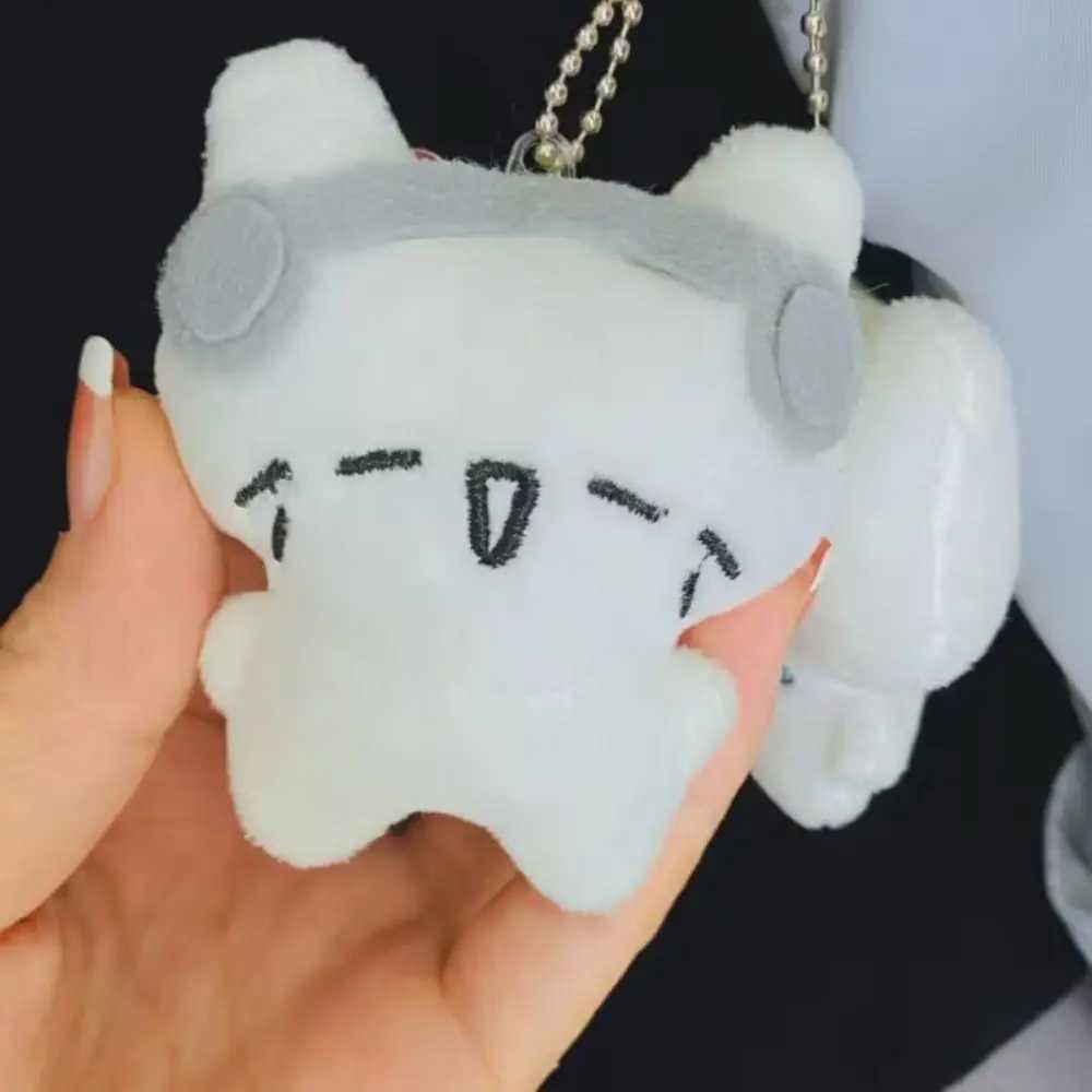 Cartoon Plush Cat Pendant Earphone Cat Doll Cute Plush Hangings Ornament Bag Accessories Car Pendant Keys Accessories Keychain W250604