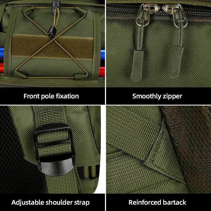 90L Tactical Backpack Travel Camping Luggage Molle Bag Outdoor Climbing Hiking Trekking Bags Large Sport Mountaineering RucksackW250603