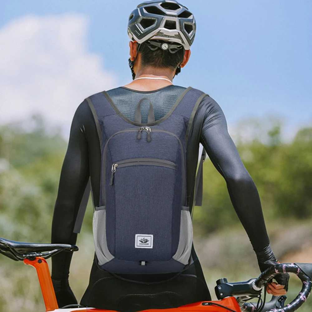 15L Hiking Backpack Ultralight Foldable Waterproof Oxford Travel Bags For Men Outdoor Portable Woman Camping Small Backpack W250603