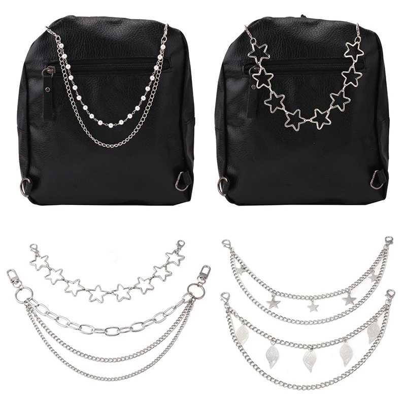 Multi-layer Metal Bag Chain Decor For Handbag Decorative Chain Exquisite Halloween DIY Purse Chain Replacement Bag Accessories W250604