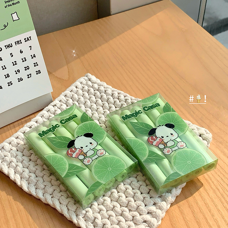 5pcs 1box Ice Cream Puppy Collection Lip Gloss, Vibrant, Smooth Liquid Lipsticks, Not Easy to Stain, Lip Glaze Set to Enhance Colour DH1010