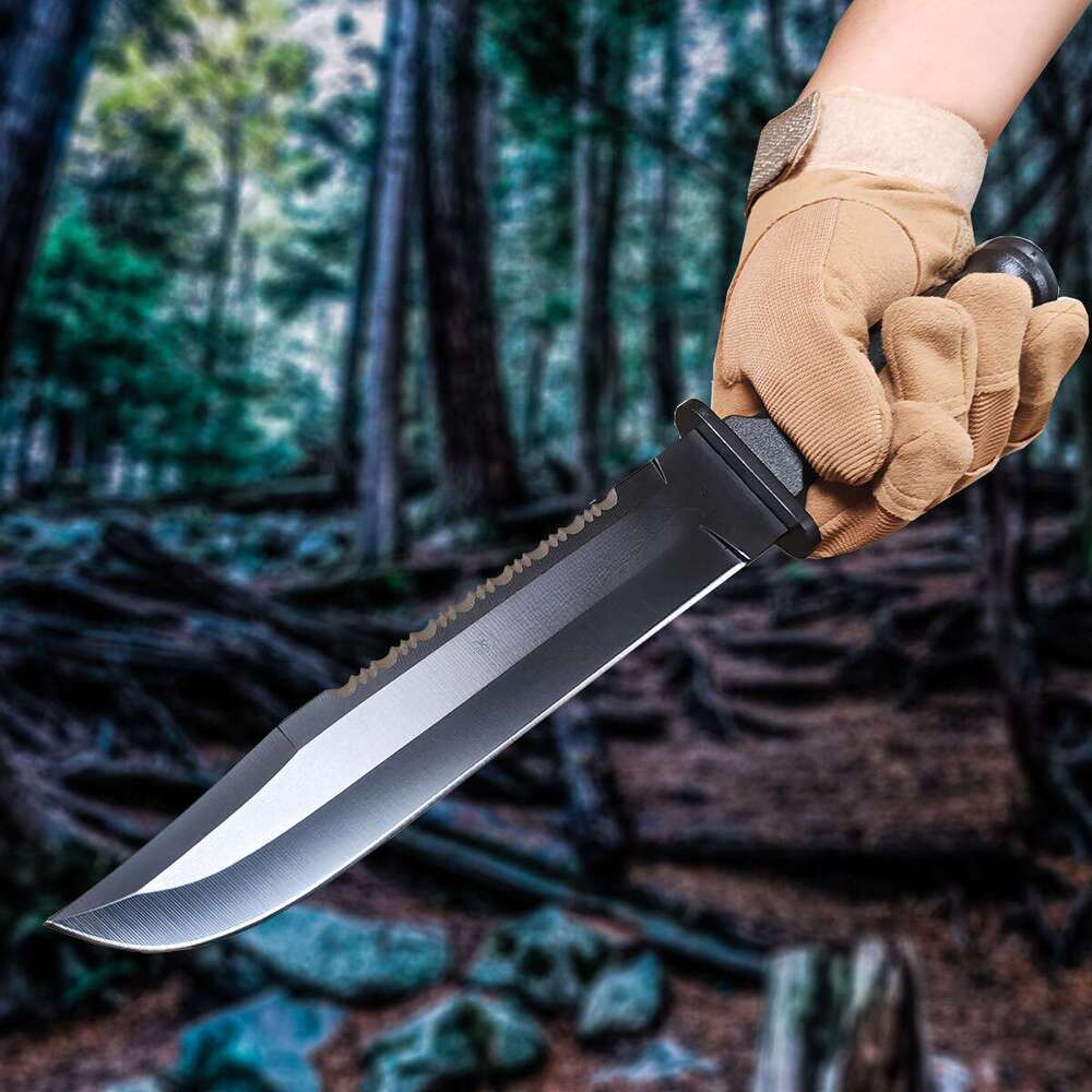 Outdoor Military Self Defense Portable Camping Obstacle Removal Knives, Woodcutting Knives