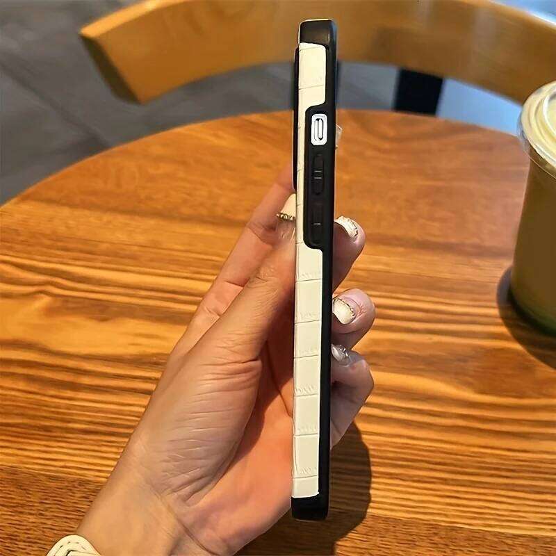 Personalized Customized Name Letter Leather Phone Case For iPhone 15 14 13 12 11 Pro Max 16 Plus Lens Protective Cover