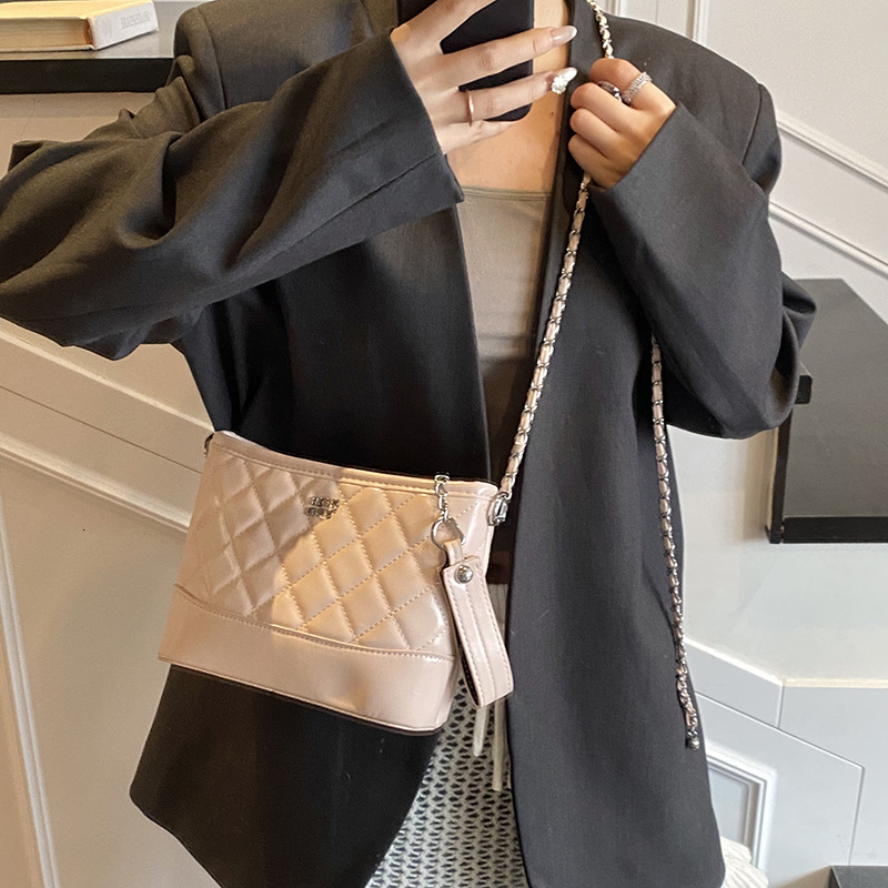 designer Trendy Quilted Chain Small Bag for Women 2025 New Fashion Versatile Underarm Bag Stylish Shoulder Crossbody Bag