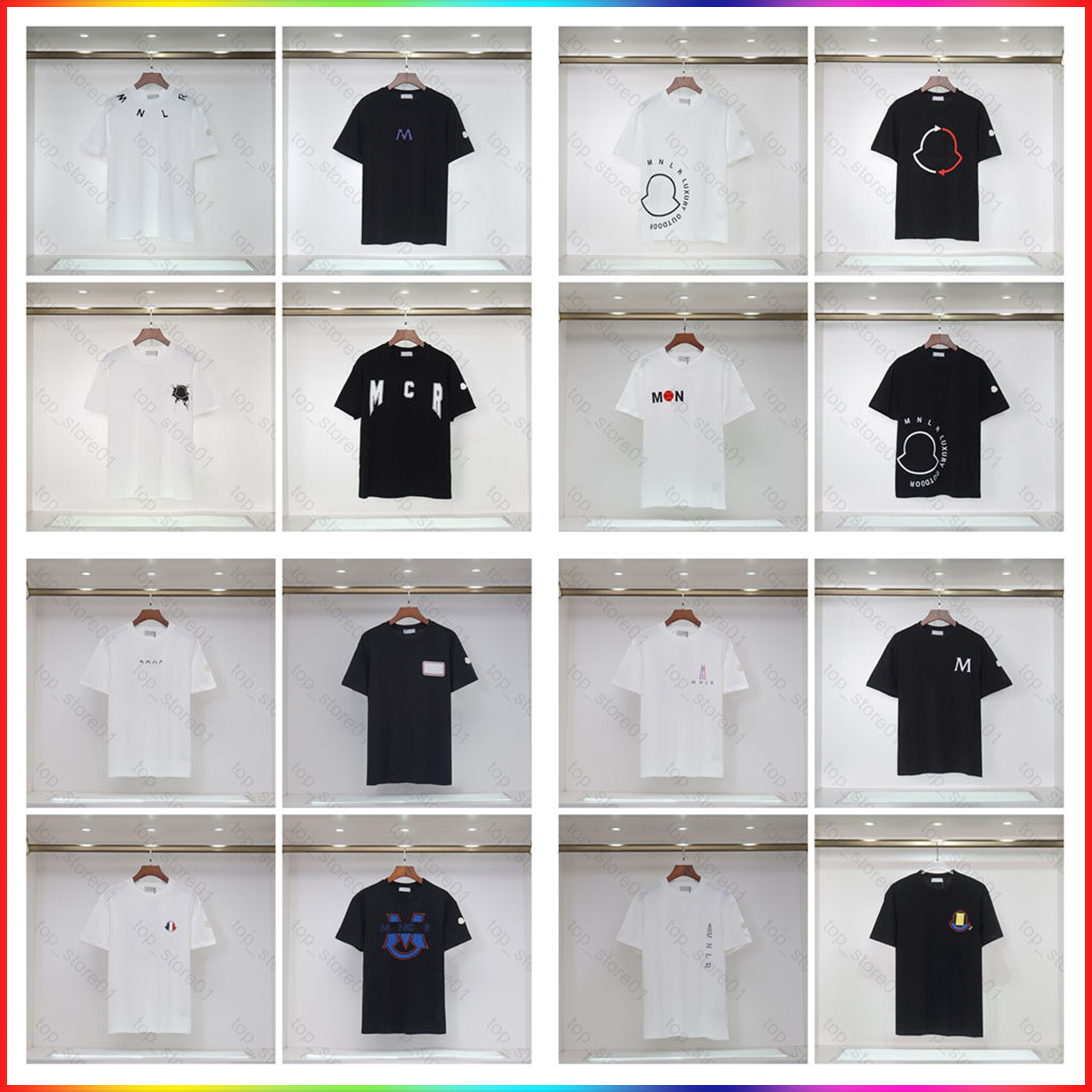 5A 2025 New Designer T Shirt Mens Summer Fashion Letter Printed Tshirts Clothing Casual Short Sleeve Top Men Women T-shirt Hight Quality Streetwear Solid Color Tees