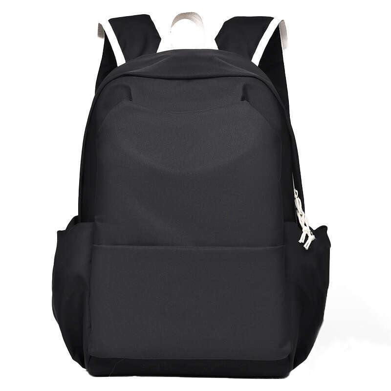 Quality Trendy Large Capacity Solid Color Student Backpack Women Korean Versatile College Style School Bag for Men