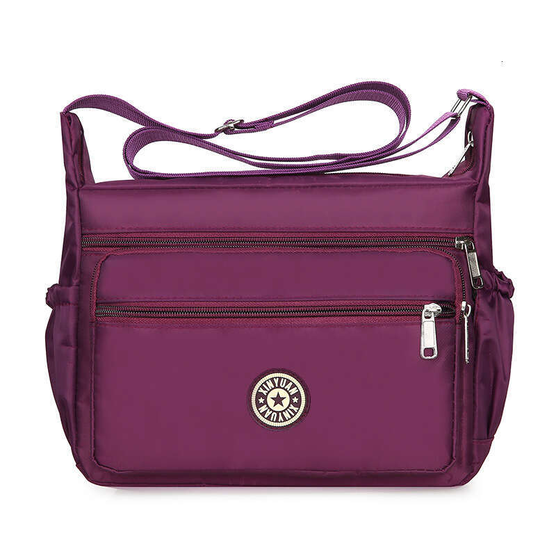 Single Shoulder Small Square Large Capacity Women's Middle-aged Mom Stylish Oxford Travel Nylon Cloth Crossbody Bag